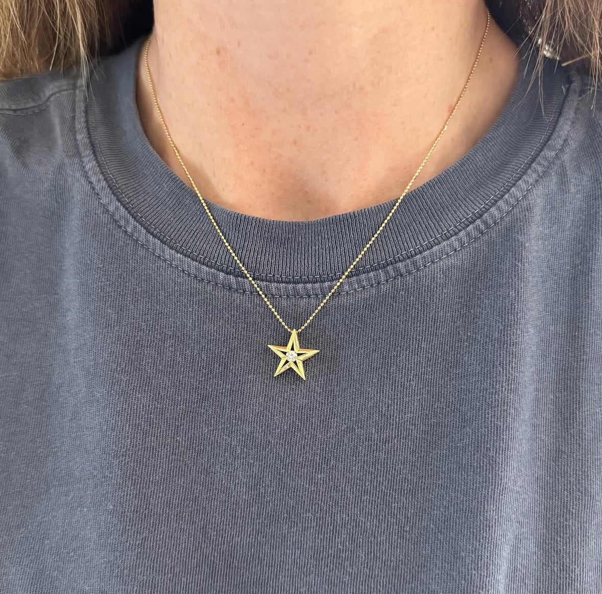 Star and Diamond Slider Charm