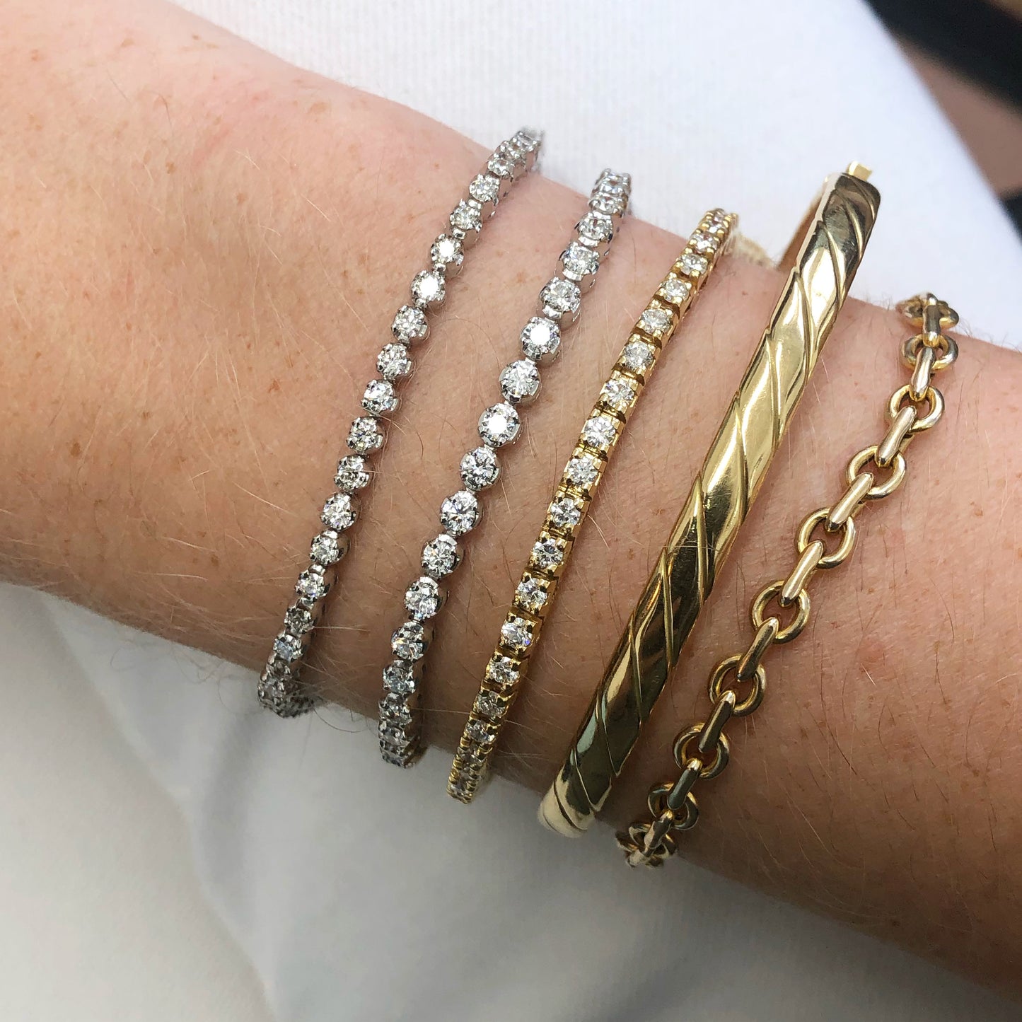 3ctw Lab Diamond Tennis Bracelet