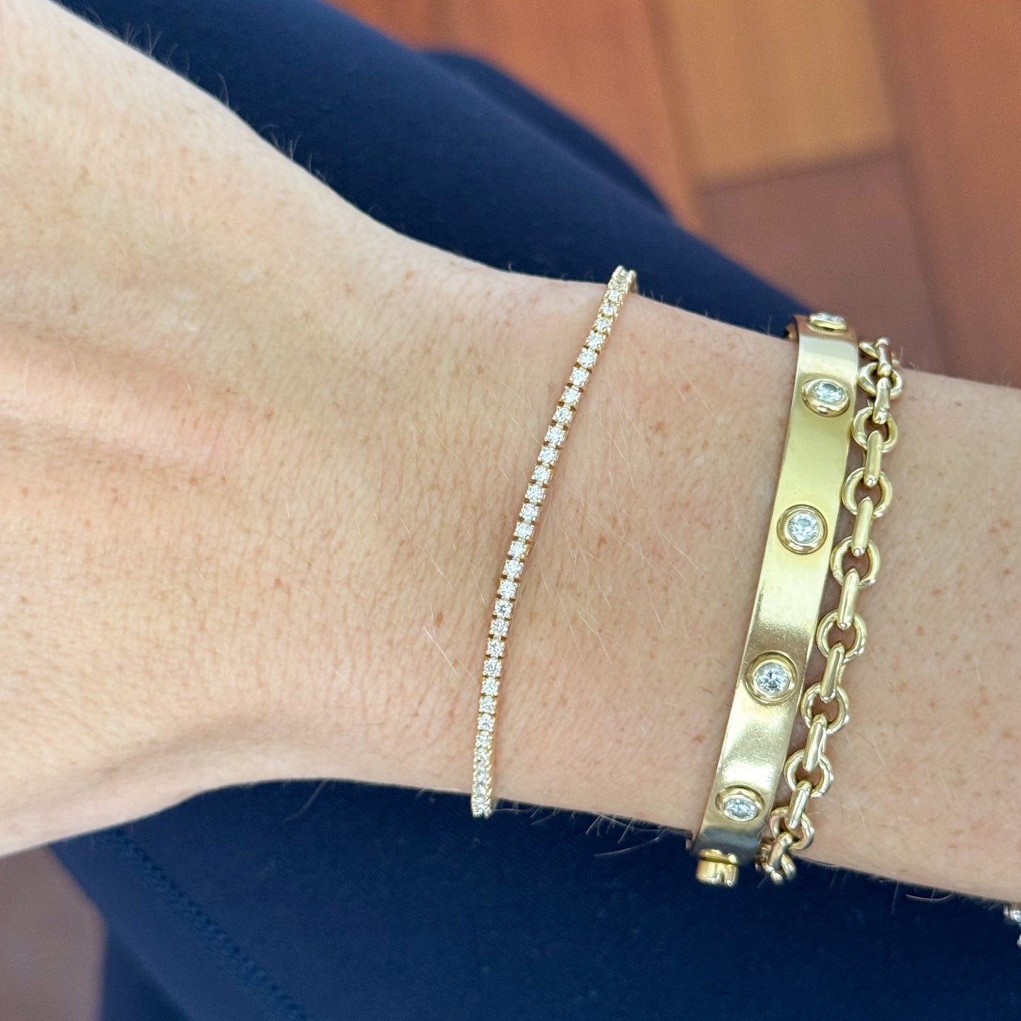 1ctw Lab Diamond Tennis Bracelet