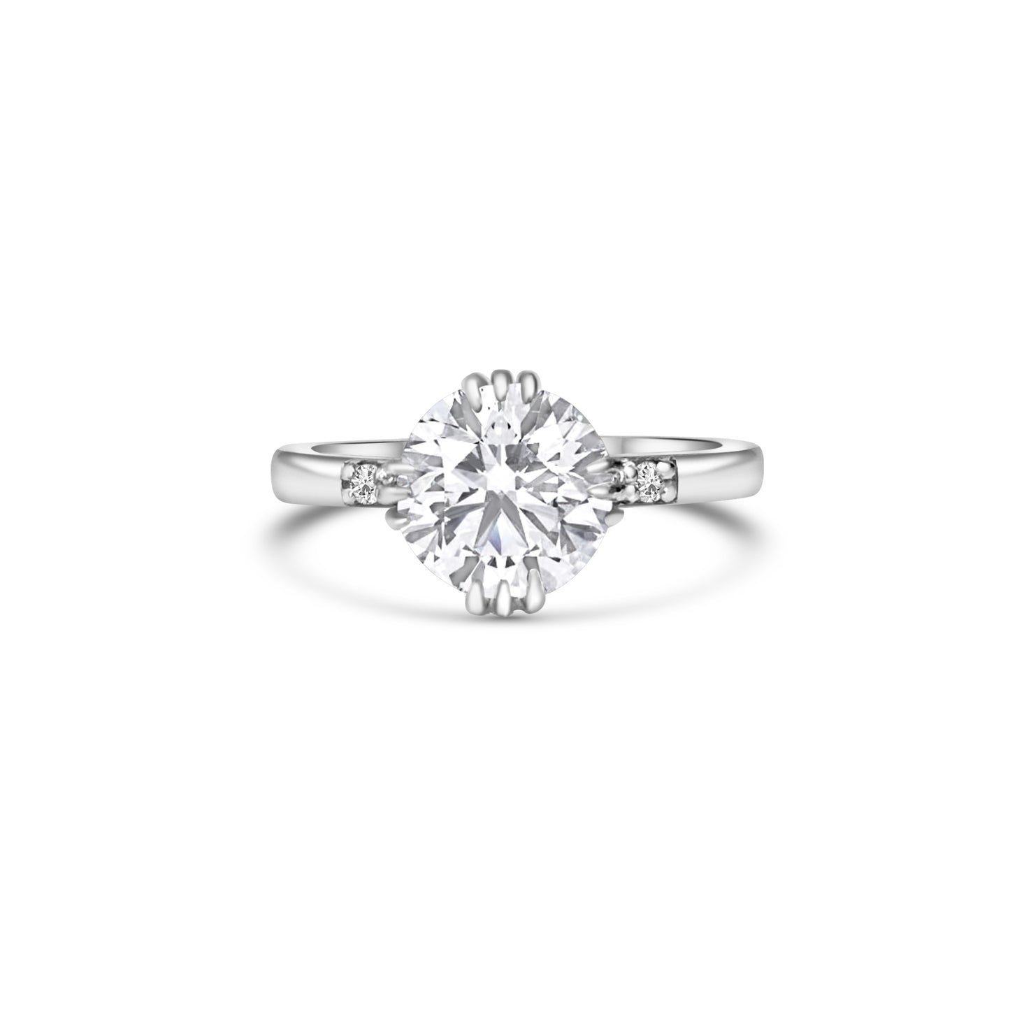 Vintage Flair Engagement Ring