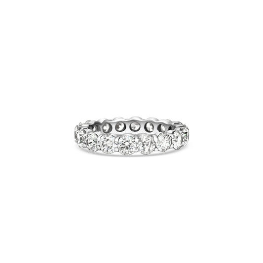 Lab Diamond Shared Prong Eternity Band