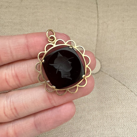 Carnelian Intaglio Pendant