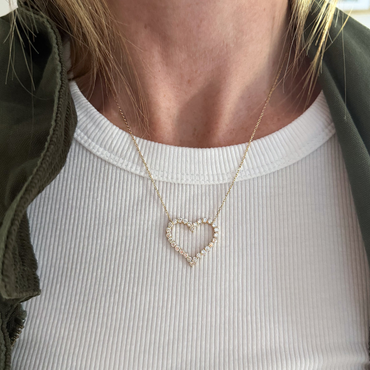 Diamond Heart Necklace