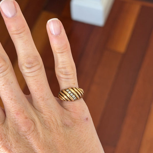Diamond Dome Ring