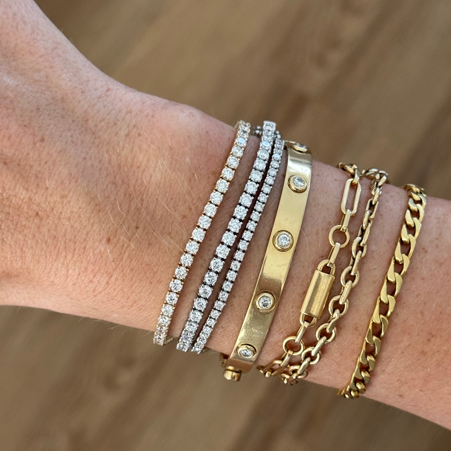 4ctw Lab Diamond Tennis Bracelet