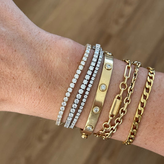 4ctw Lab Diamond Tennis Bracelet