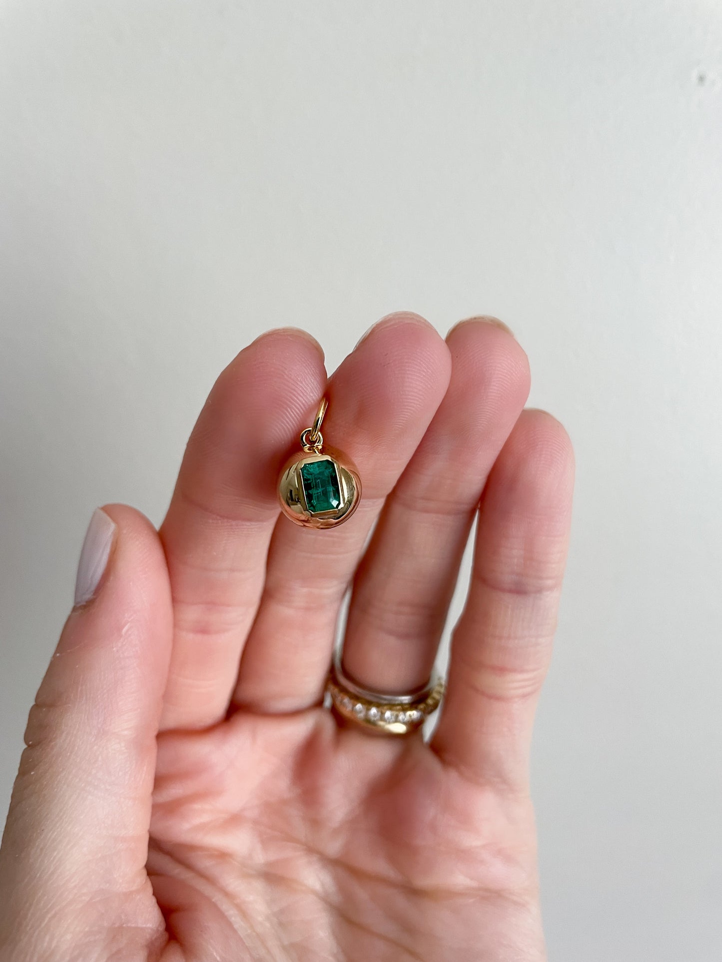 Gemstone Ball Pendant