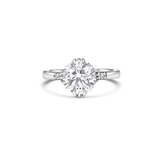 Vintage Flair Engagement Ring