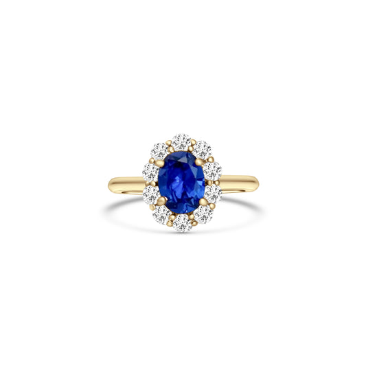 Royal Love Sapphire Engagement Ring